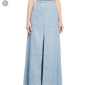 BCBGMaxAzria Skirts - NWT Floor length chambray skirt BCBGMaxAzria Skirts - NWT Floor length chambray skirt
